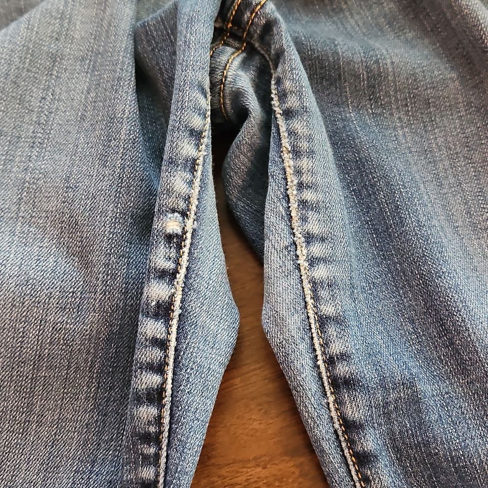 Lucky Brand Sweet N Low Jeans Women's 12 31 Low Rise Flare Boot Cut Denim Y2K - Picture 8 of 10